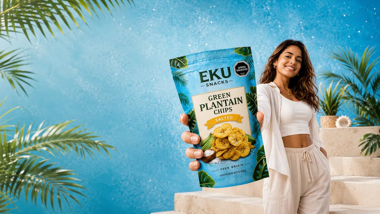 EKU Snacks. Plátano ecuatoriano crujiente