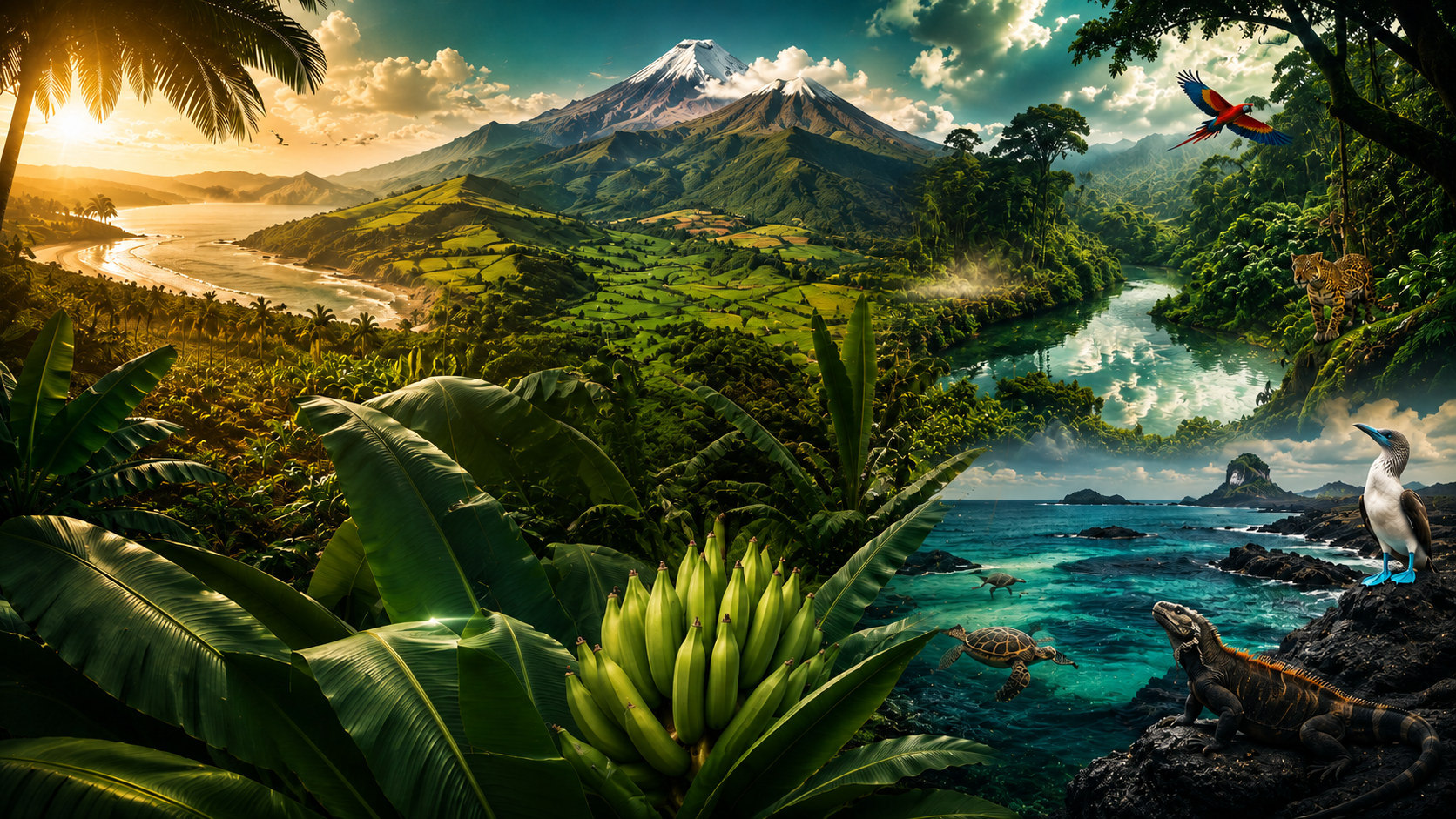 Paisaje ecuatoriano de la Costa